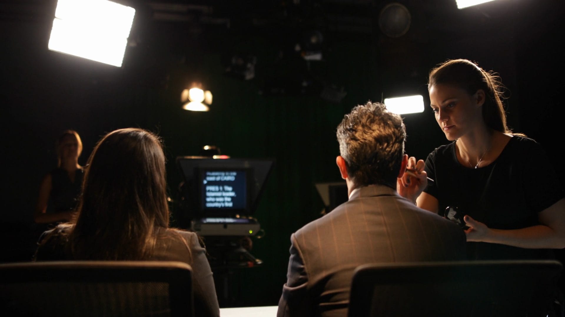 reading a prompter